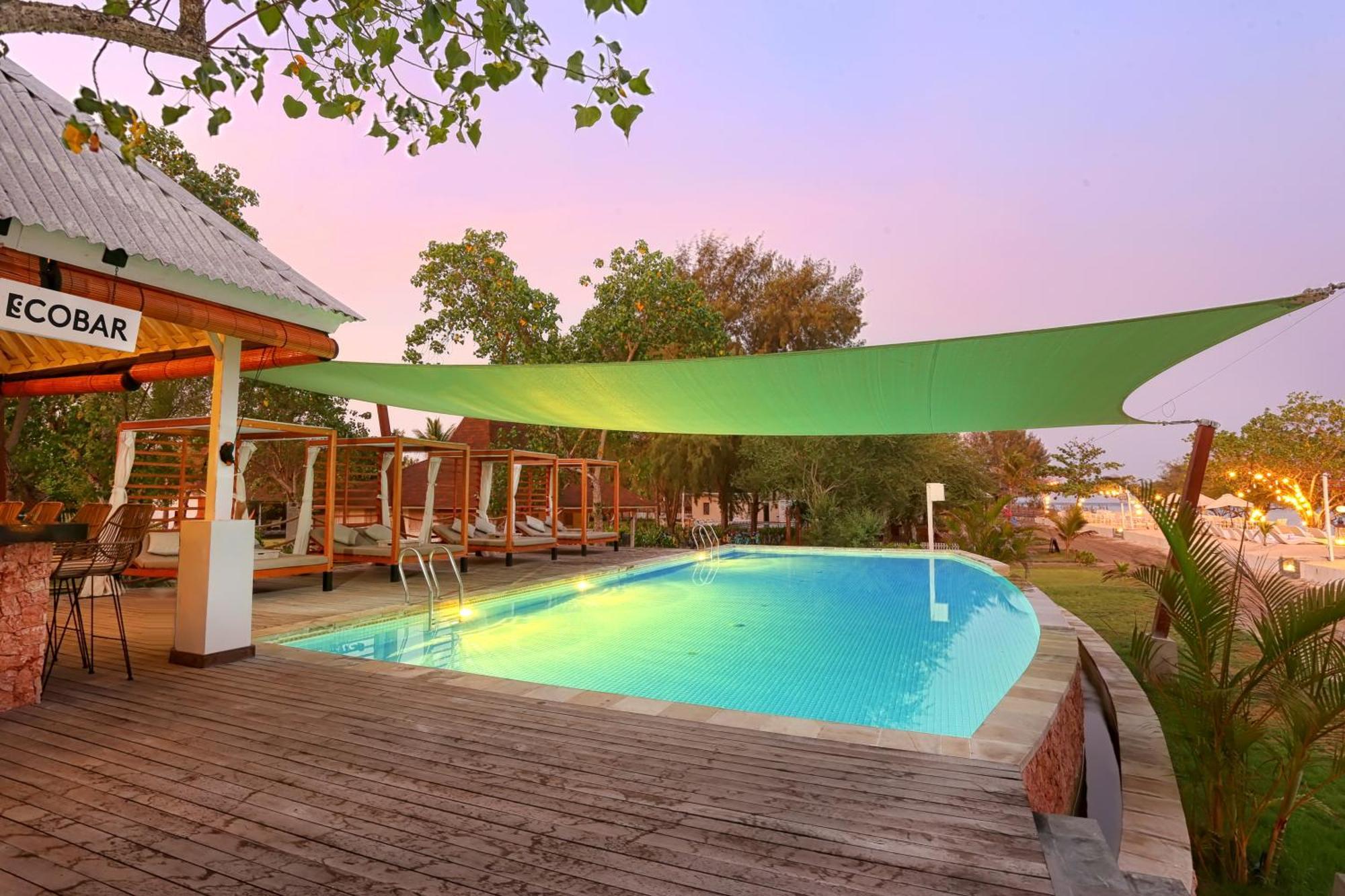 Gili Eco Villas Gili Trawangan Luaran gambar